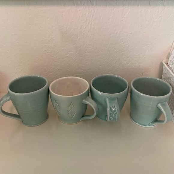 Other - Set of 4 handmade ceramic mugs